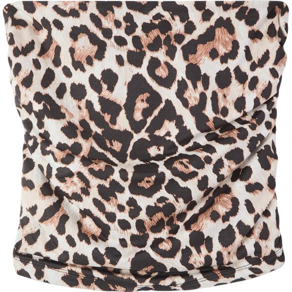 top Terranova multicolore animalier