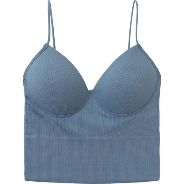 top Terranova blu tinta unita