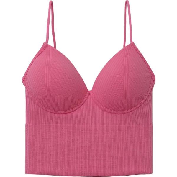 top Terranova rosa tinta unita
