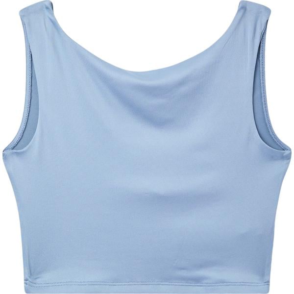 top Terranova blu tinta unita