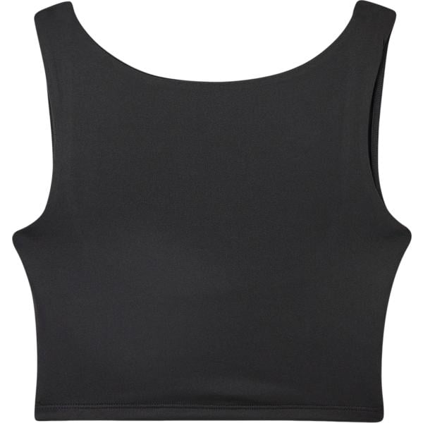 top Terranova nero tinta unita