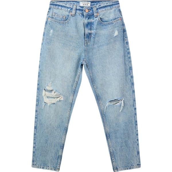 jeans mom Terranova blu