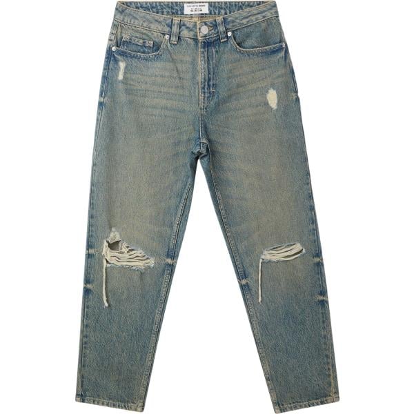 jeans mom Terranova grigio