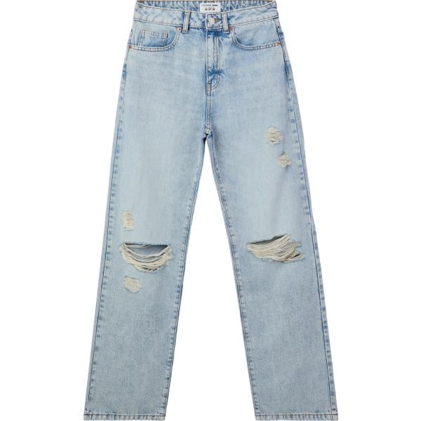 jeans strappati Terranova verde