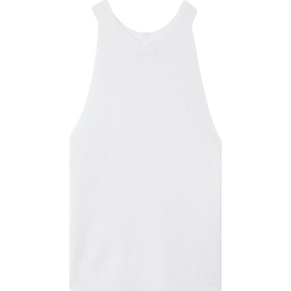 top Terranova bianco tinta unita