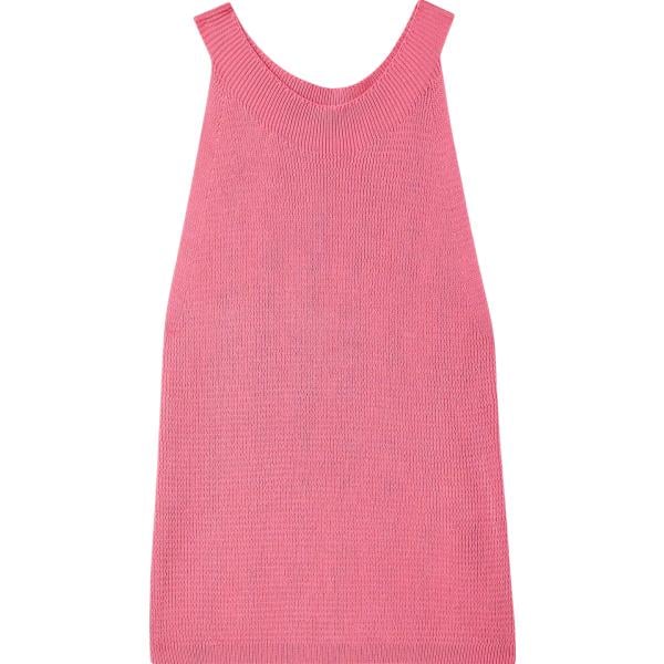 top Terranova rosa tinta unita