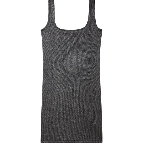 Vestito corto da donna in grigio scuro con spalline corto Terranova