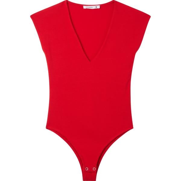body Terranova rosso tinta unita