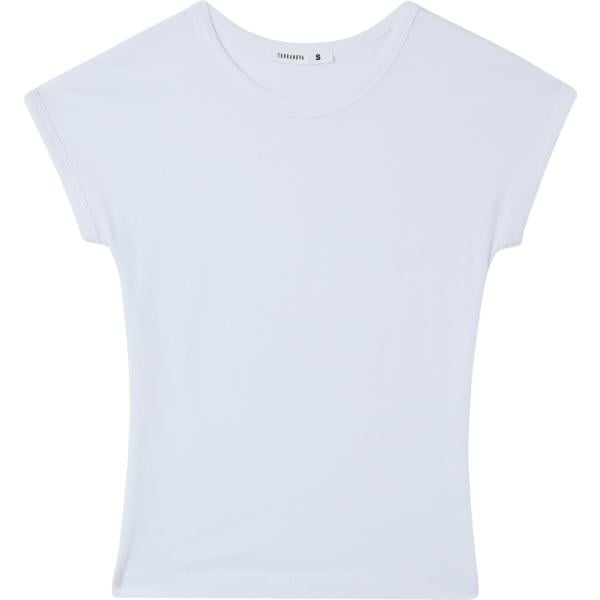 t-shirt Terranova bianco tinta unita