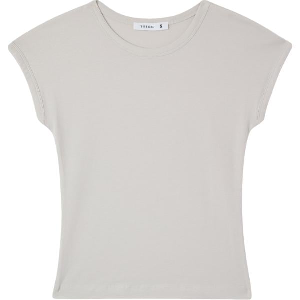 t-shirt Terranova grigio tinta unita