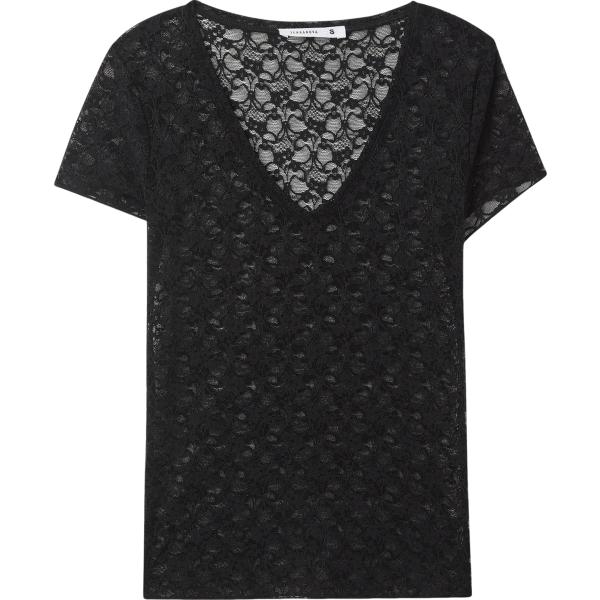 t-shirt Terranova nero tinta unita