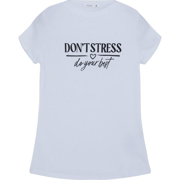 t-shirt Terranova bianco con stampe