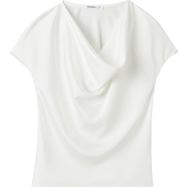 bluse Terranova bianco tinta unita