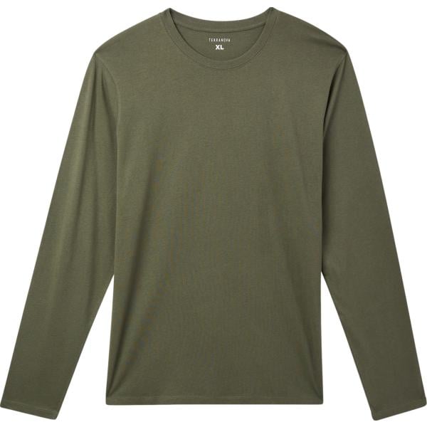 t-shirt Terranova verde tinta unita