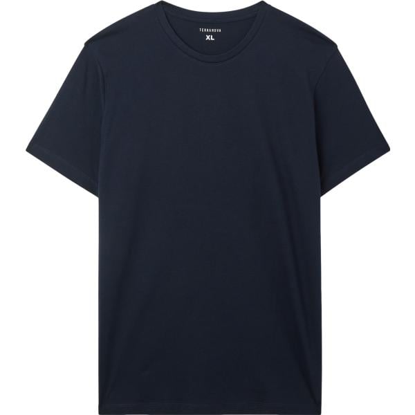 t-shirt Terranova nero tinta unita