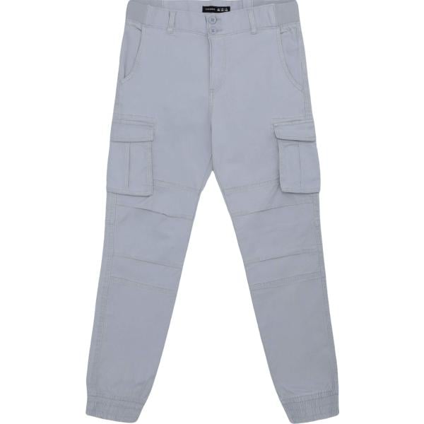 pantaloni cargo Terranova grigio tinta unita