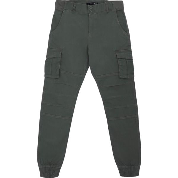 pantaloni cargo Terranova grigio tinta unita