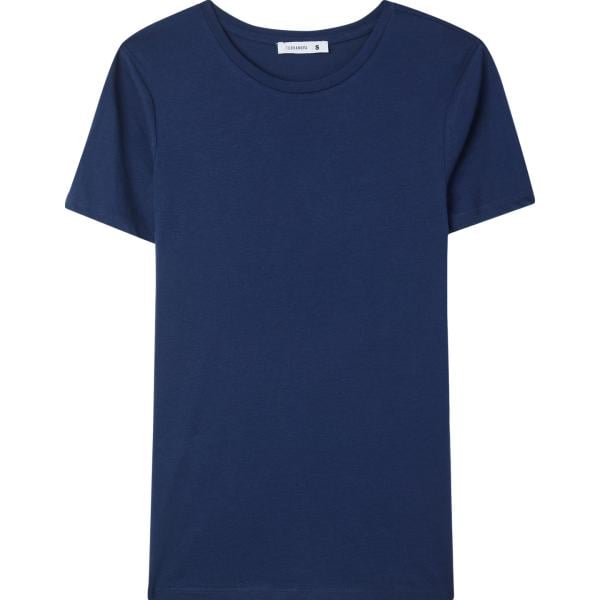t-shirt Terranova blu tinta unita
