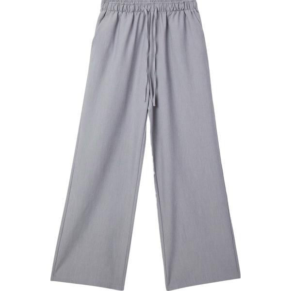 pantaloni Terranova grigio tinta unita