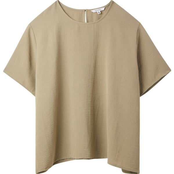 bluse Terranova marrone tinta unita