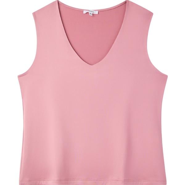 top Terranova rosa tinta unita