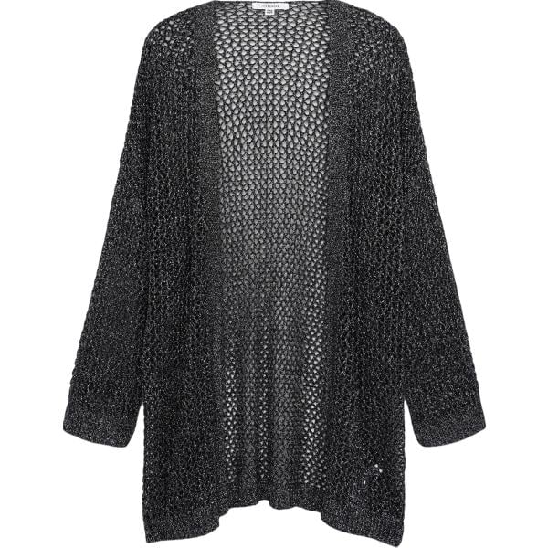 kimono Terranova nero tinta unita