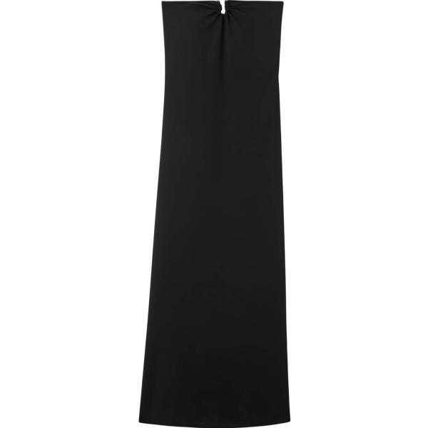 vestiti lunghi Terranova nero tinta unita