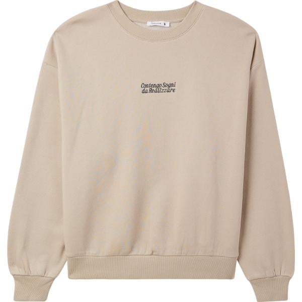 felpe Terranova marrone con stampe