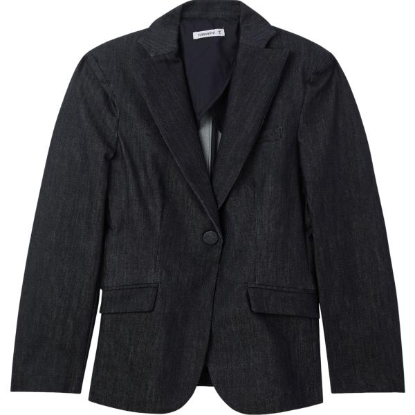 blazer Terranova nero tinta unita