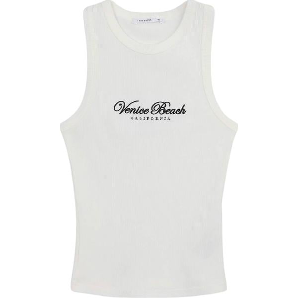 canottiere Terranova bianco con stampe