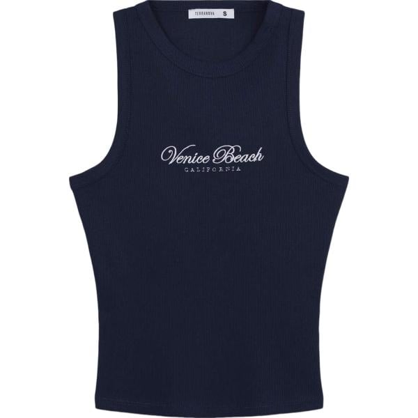 canottiere Terranova blu con stampe