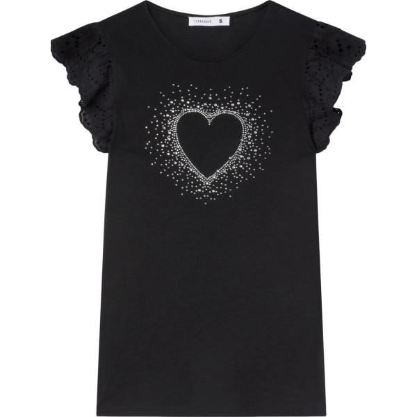 t-shirt Terranova nero