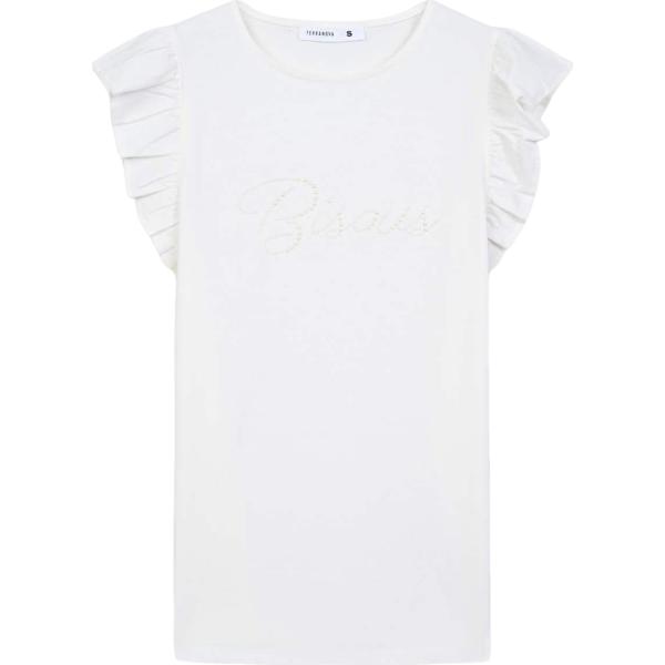 t-shirt Terranova bianco con stampe