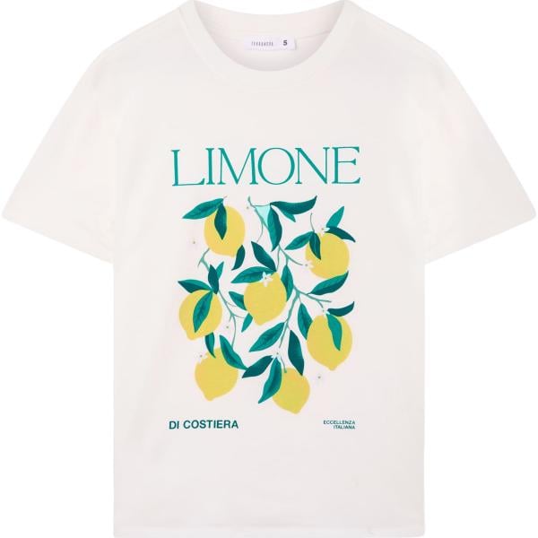t-shirt Terranova bianco con stampe