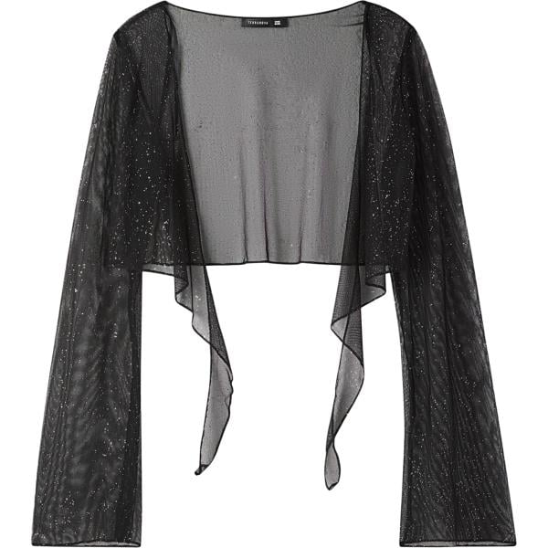 bolero Terranova nero tinta unita