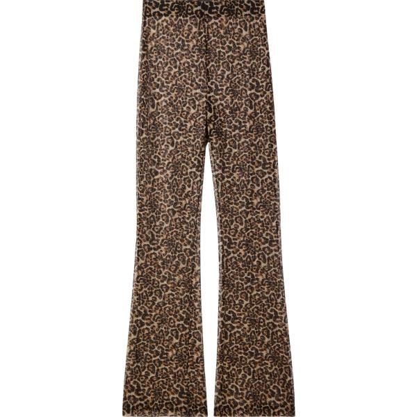 pantaloni Terranova marrone animalier