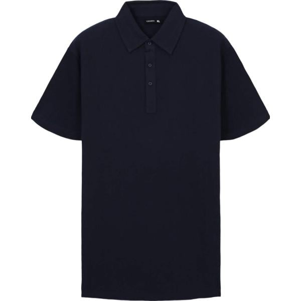 polo Terranova blu tinta unita