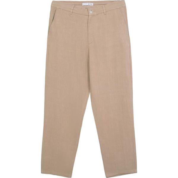 pantaloni chino Terranova marrone tinta unita