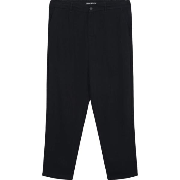 pantaloni chino Terranova nero tinta unita