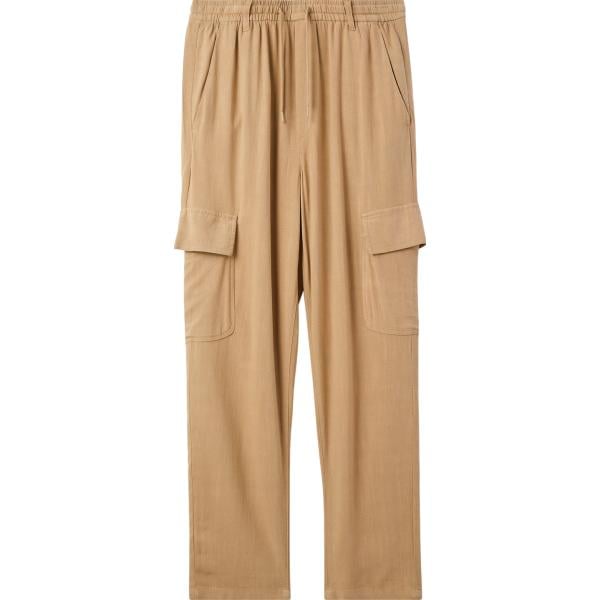 pantaloni cargo Terranova marrone tinta unita