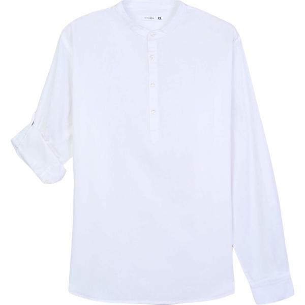 camicie Terranova bianco tinta unita
