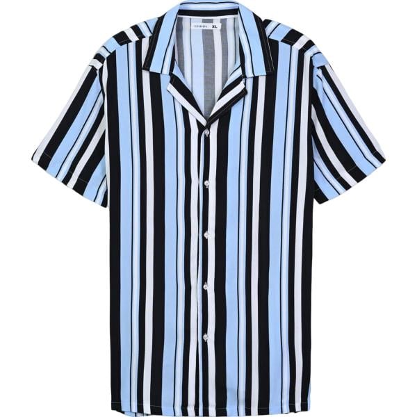 camicie a manica corta Terranova multicolore a righe