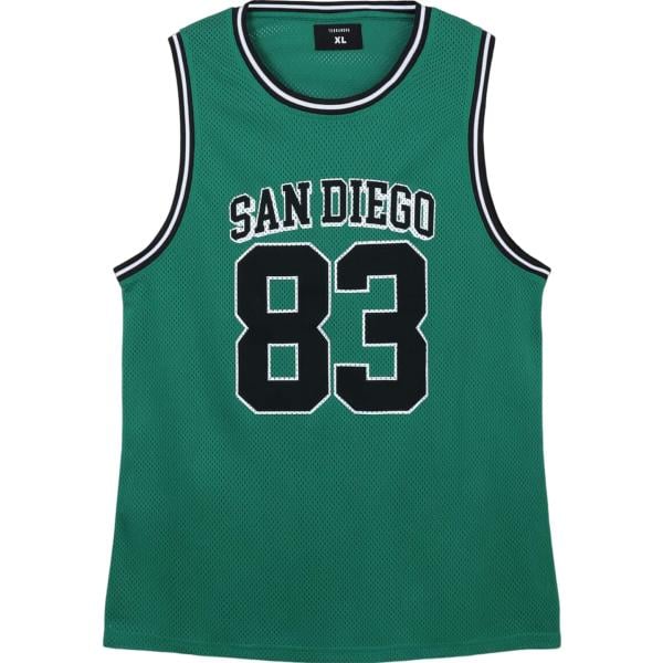 t-shirt sportive Terranova verde con stampe