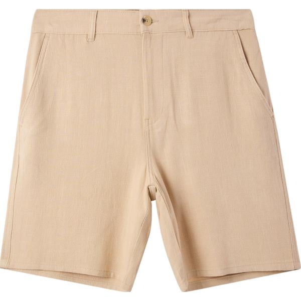 pantaloni corti Terranova marrone tinta unita