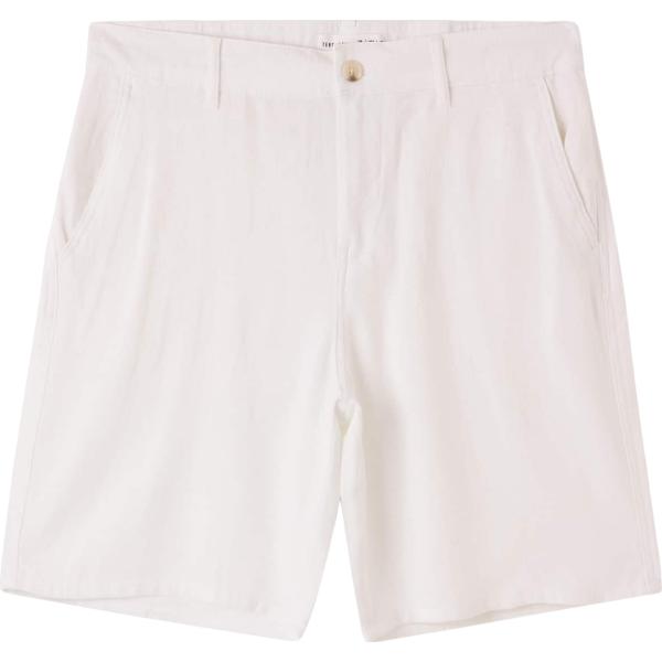 pantaloni corti Terranova bianco tinta unita