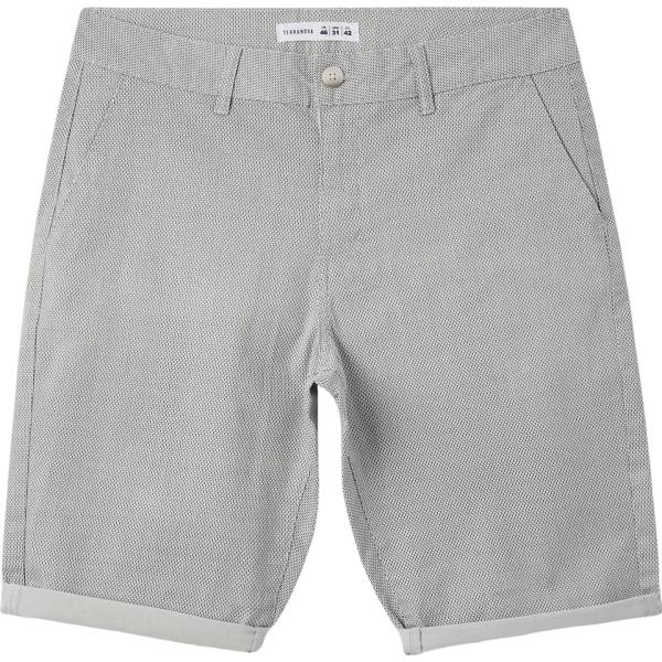 pantaloni corti Terranova grigio geometrica
