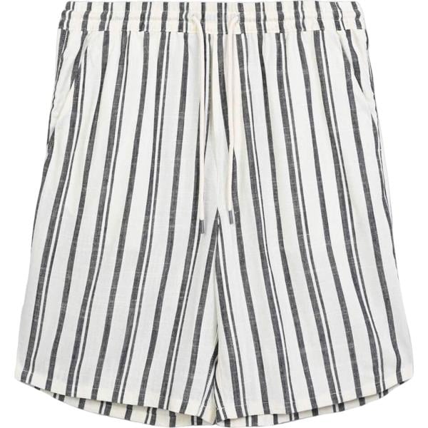 pantaloni corti Terranova bianco a righe