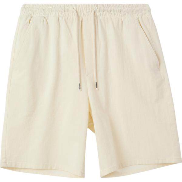 pantaloni corti Terranova bianco tinta unita