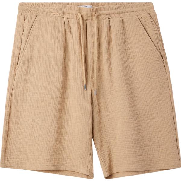 pantaloni corti Terranova marrone tinta unita