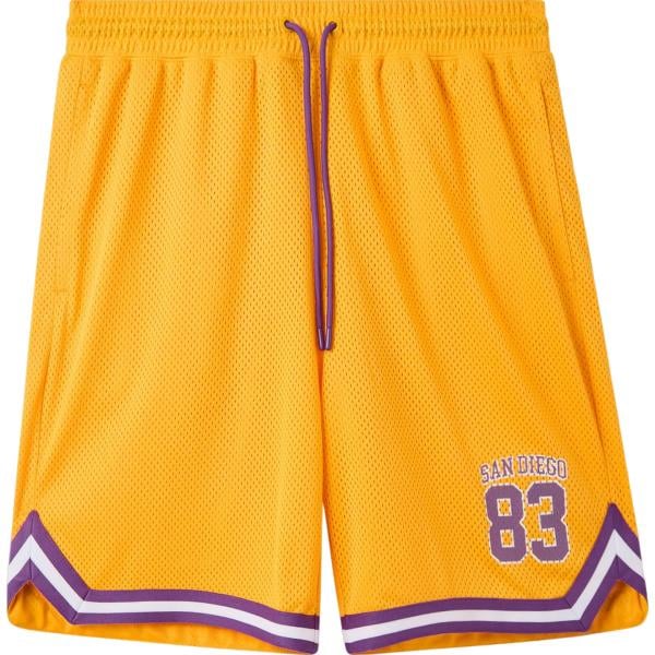pantaloncini sportivi Terranova marrone con stampe